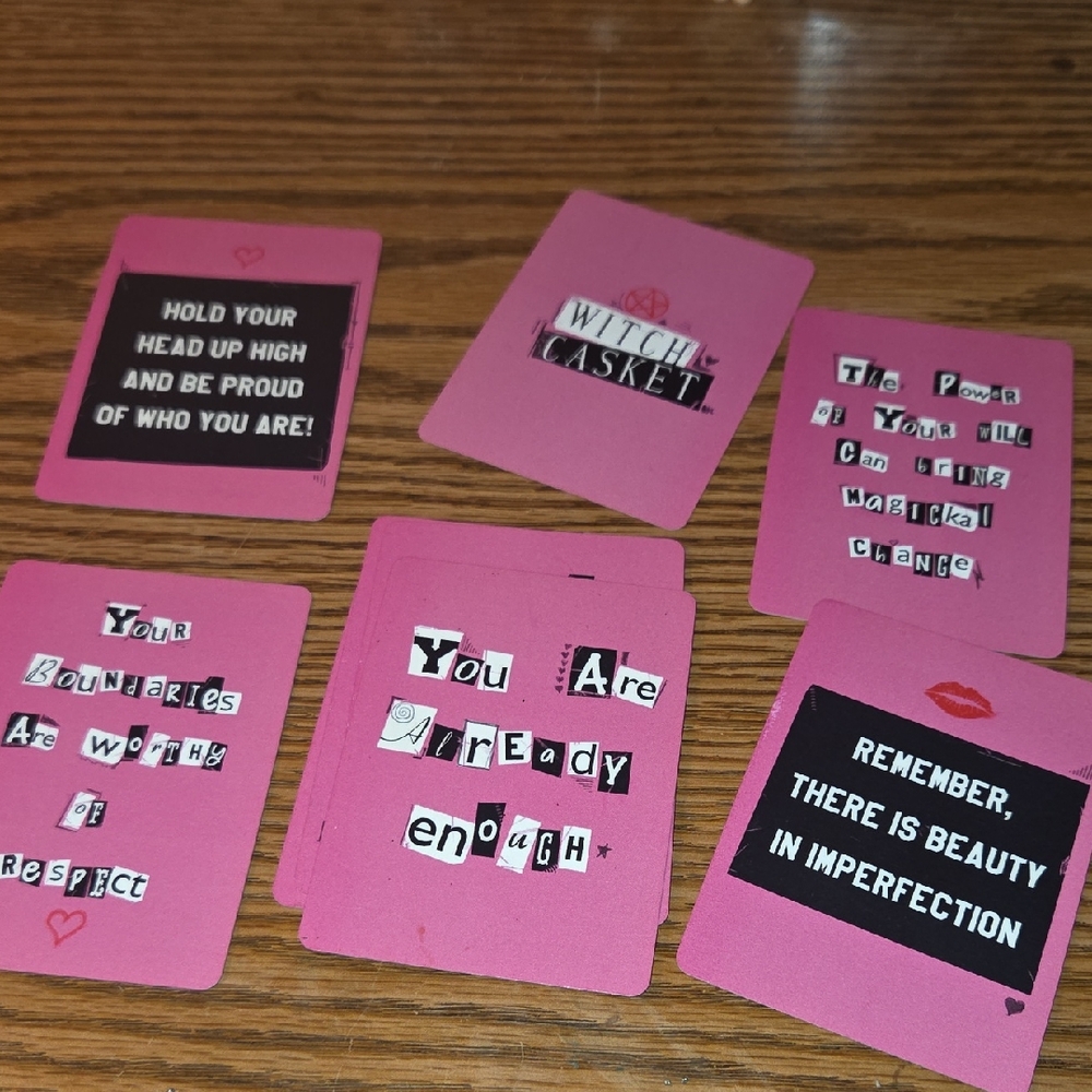 Witch Cakset Oracle Cards Mean Girls Inspired